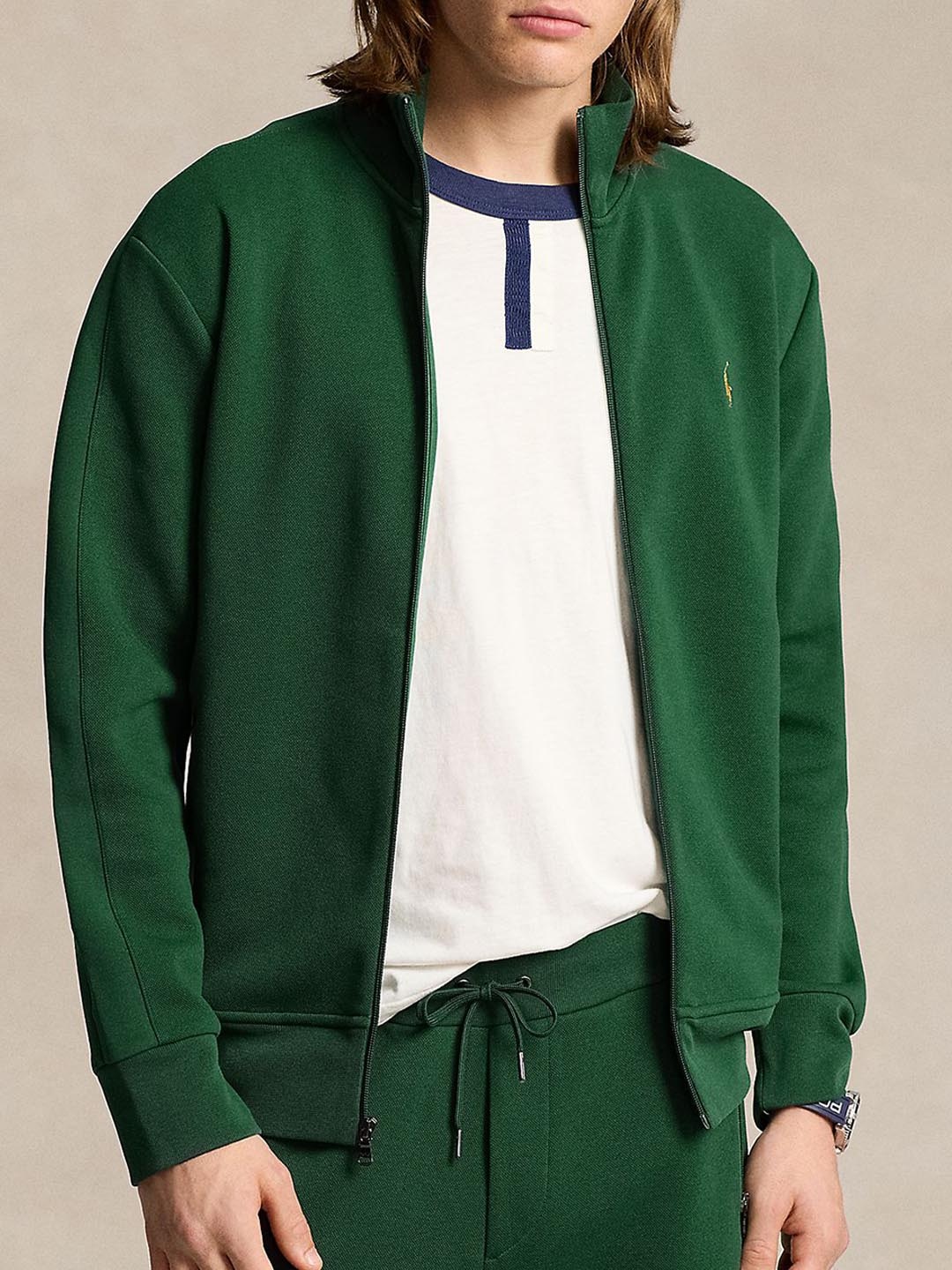 

Polo Ralph Lauren Men Double-Knit Track Jacket, Green