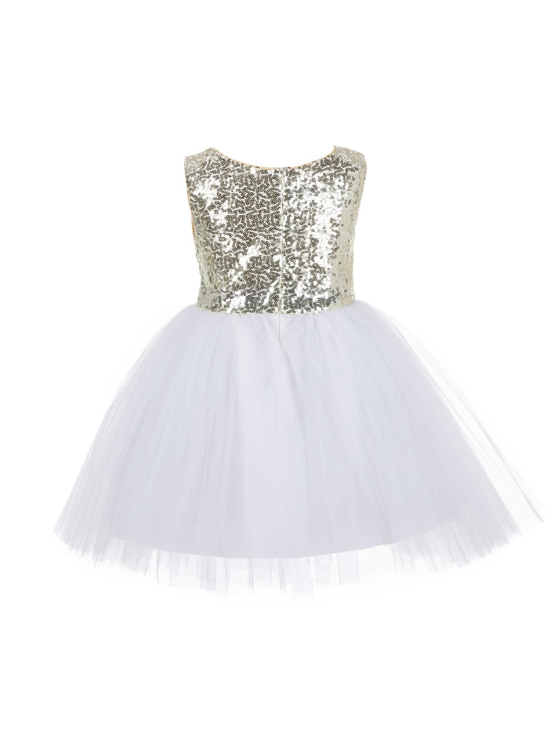 

Wish little Girls Embellished A-Line Knee Length Dress, White