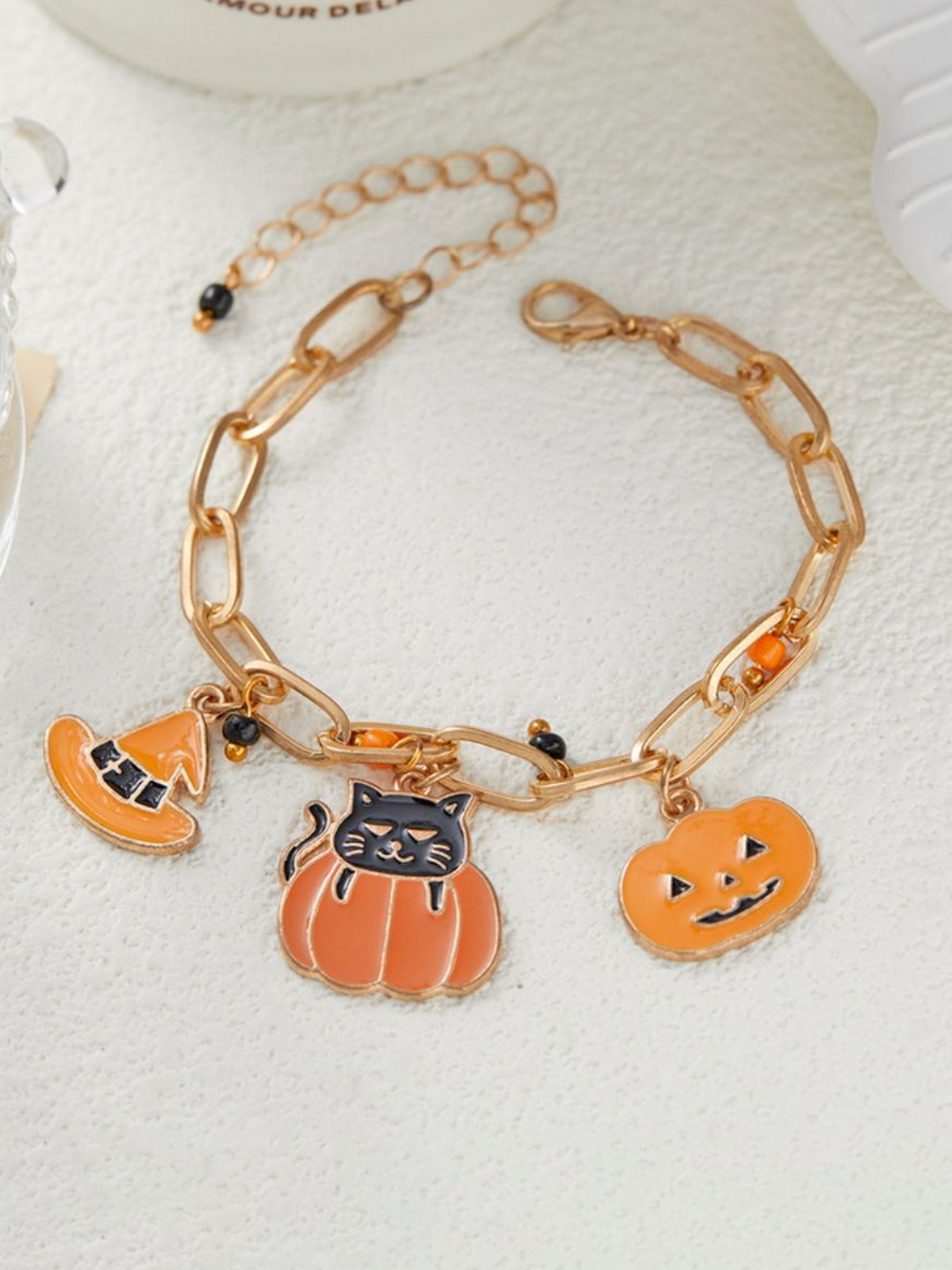 

SALTY Bewitched Evil Charm Bracelet, Gold