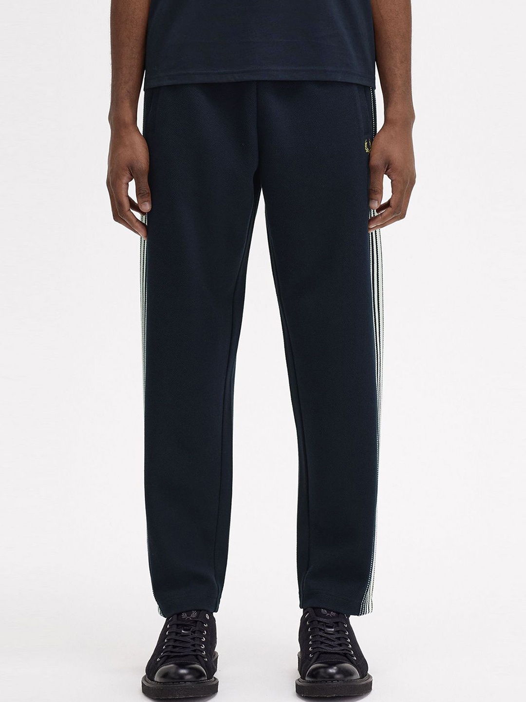 

Fred Perry Men Cotton Joggers Trousers, Navy blue
