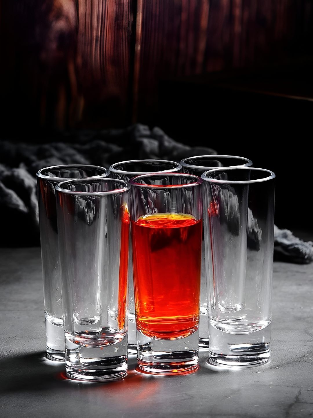 

FINSTER Transparent 6 Pieces Shot Glasses 60 ml Each