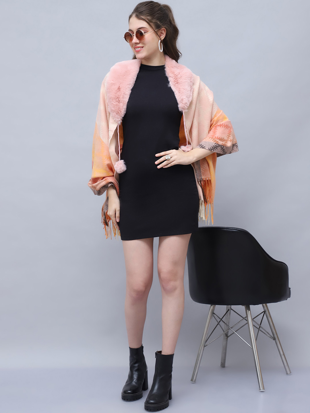 

ELLIS Women Acrylic Mufflers, Pink