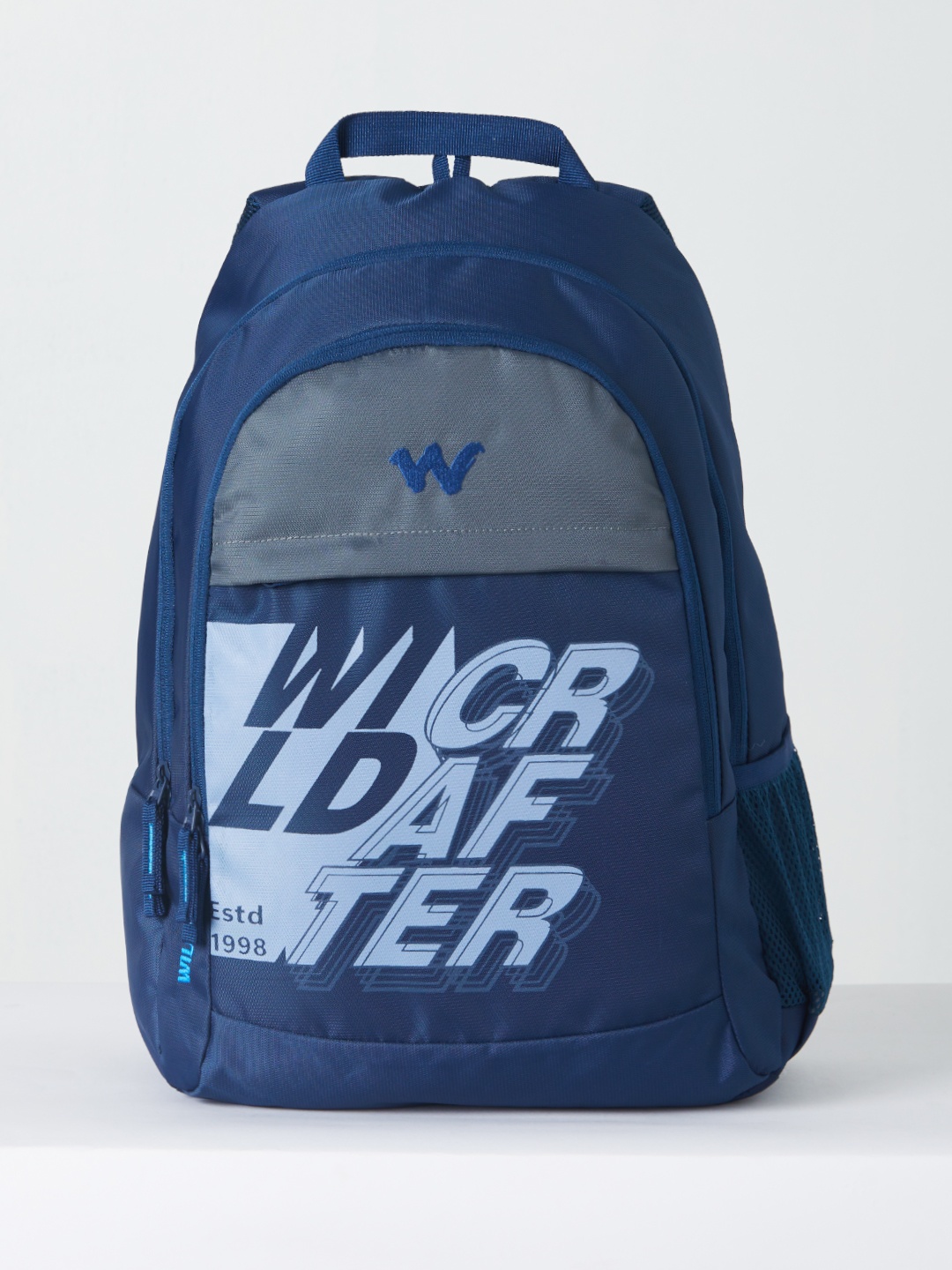 

Wildcraft Unisex Xplorer Brand Logo Laptop Backpack, Navy blue
