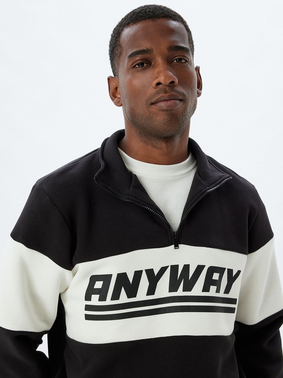 

Koton Men Printed Sweatshirt, Black
