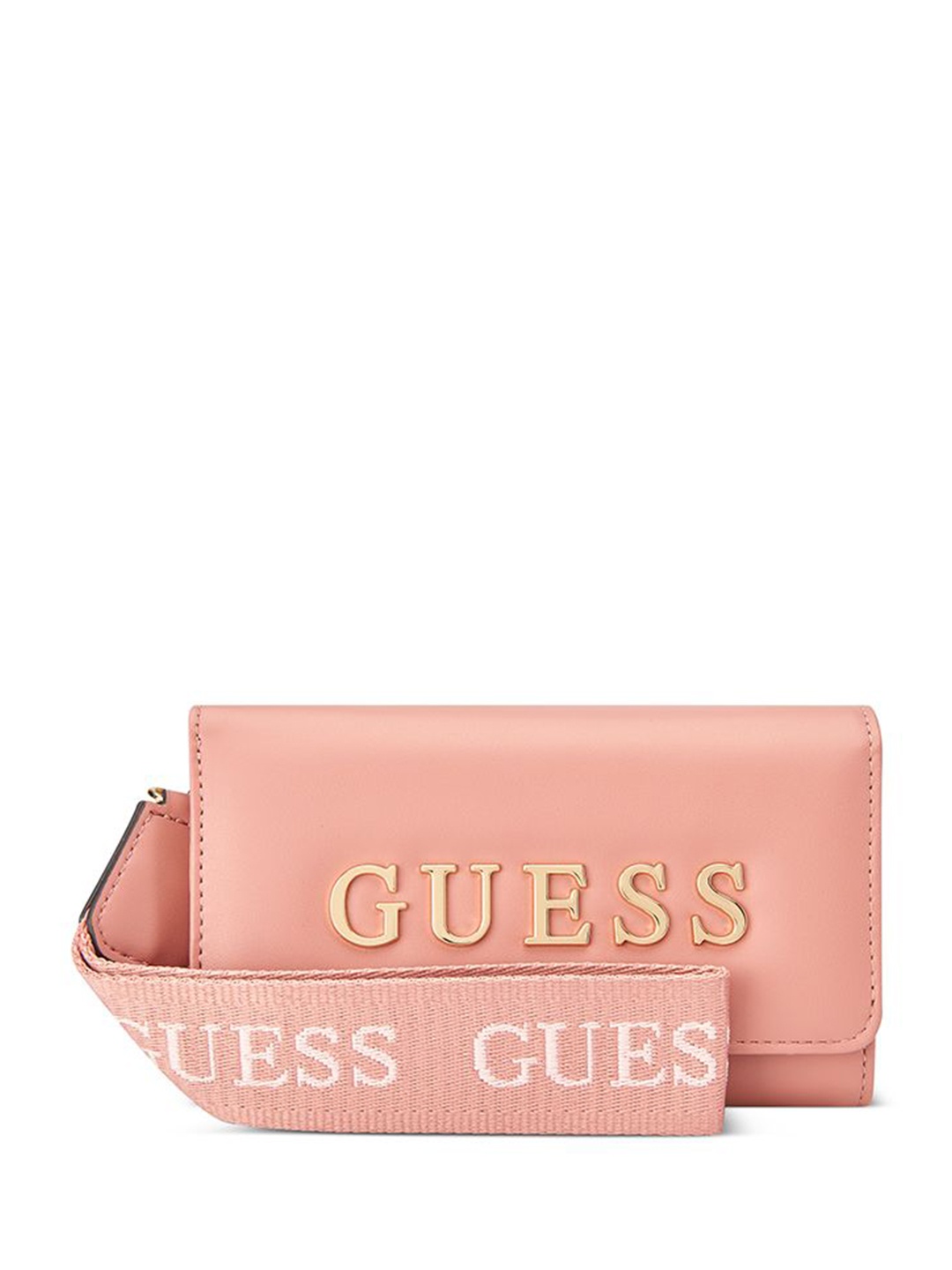 

GUESS Women PU Two Fold Wallet, Pink