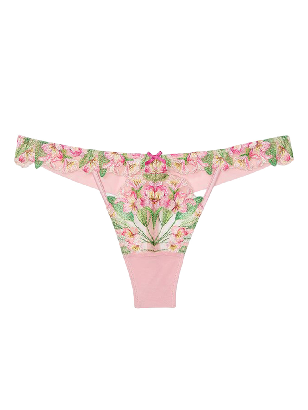 

Victoria's Secret Women Embroidery Thong Brief, Pink