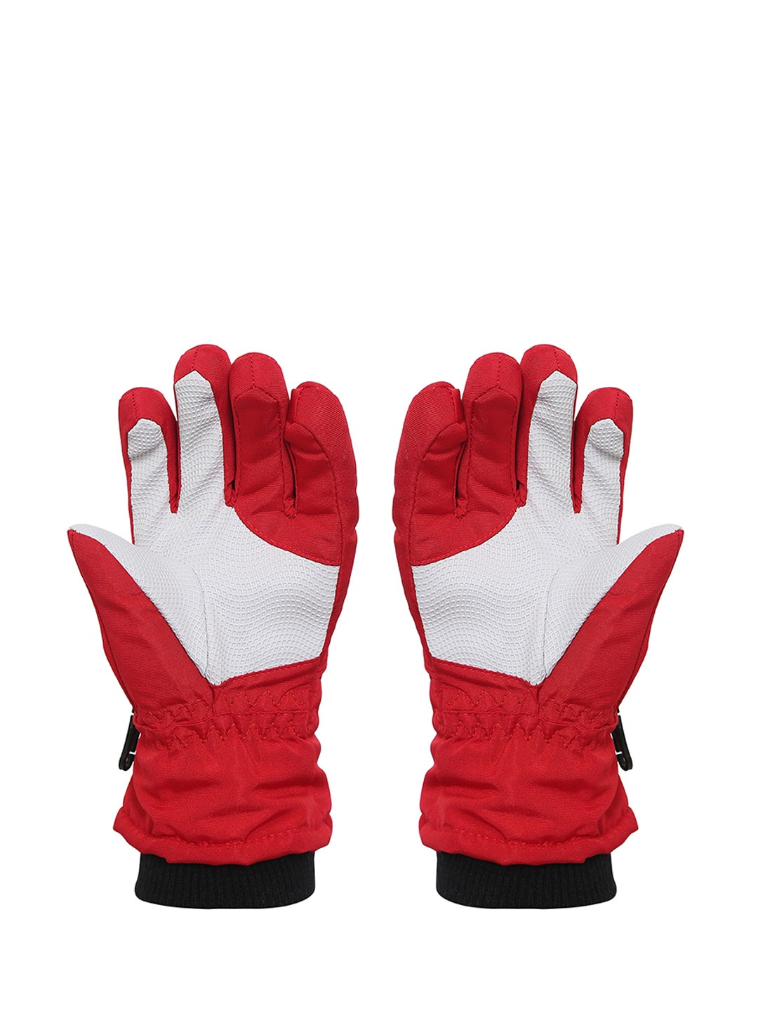 

FabSeasons Kids Patterned Winter Gloves, Red