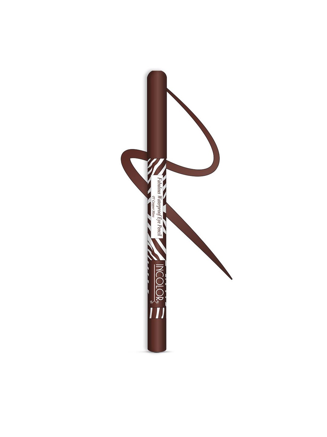 

INCOLOR Fabulous Waterproof Eyeliner Pencil 1.8 g- 07 - Copper Mine, Brown