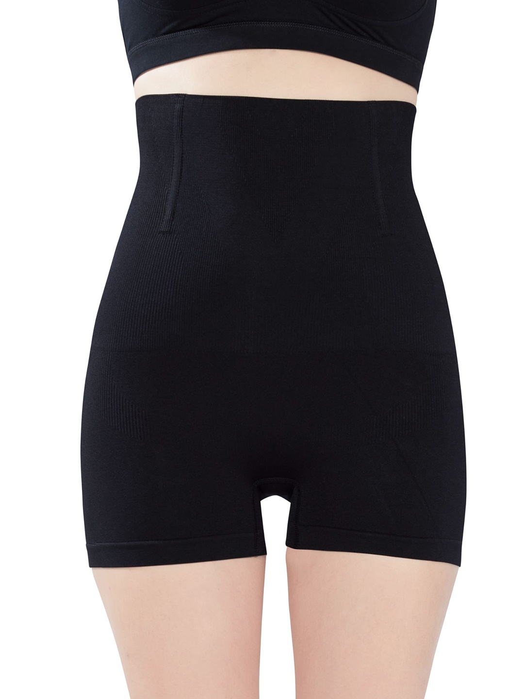 

PLUMBURY Women Tummy & Thigh Shapewear, Black