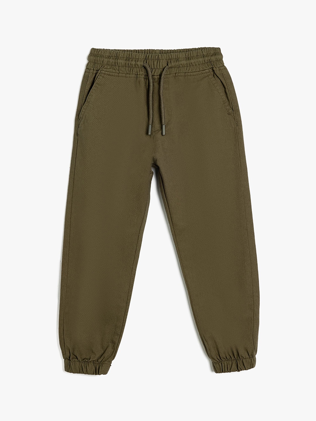 

Koton Boys Cotton Mid-Rise Joggers Trousers, Khaki
