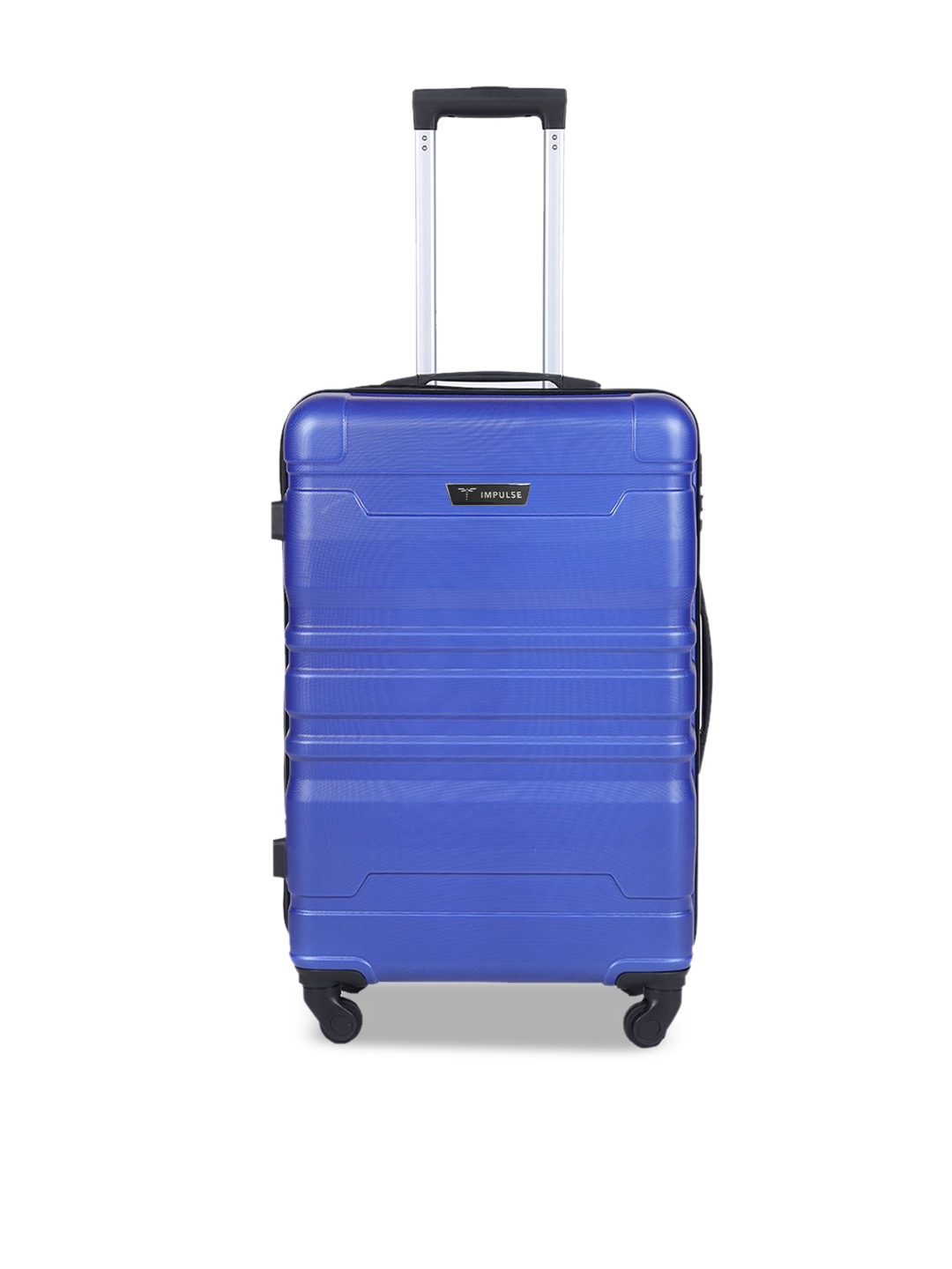 

Impulse Chicago Textured Hard Sided Large Trolly Suitcase, Blue