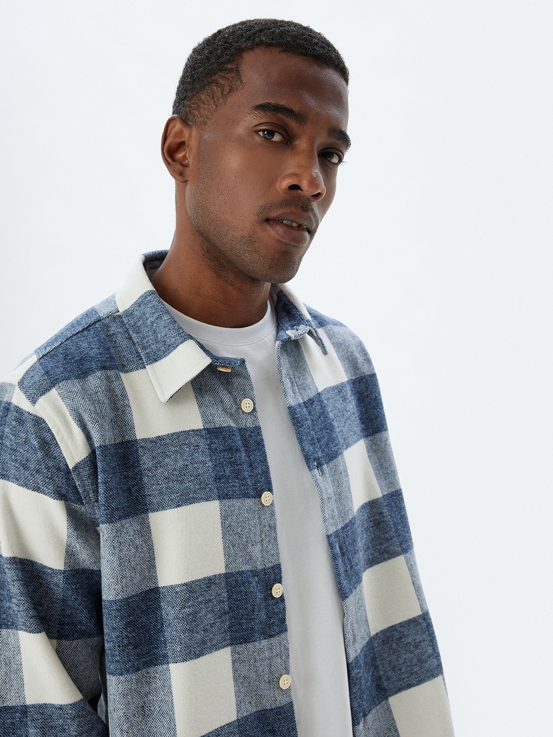 

Koton Men Opaque Checked Casual Shirt, Yellow