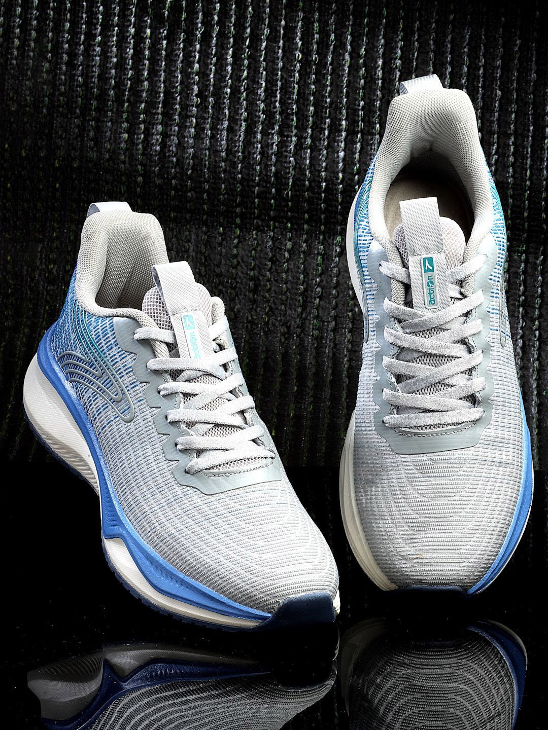 

Action Men Mesh Lightweight Non-Marking Sports Running Shoes, Grey