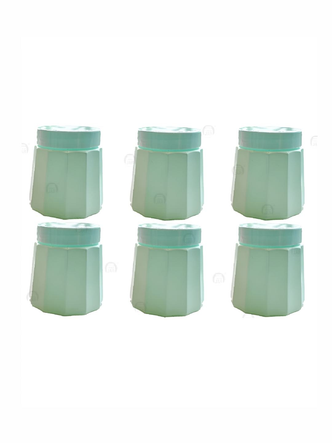 

CROCO JAR Sea Green 6 Pieces Glass Dishwasher Safe Container 300 ml