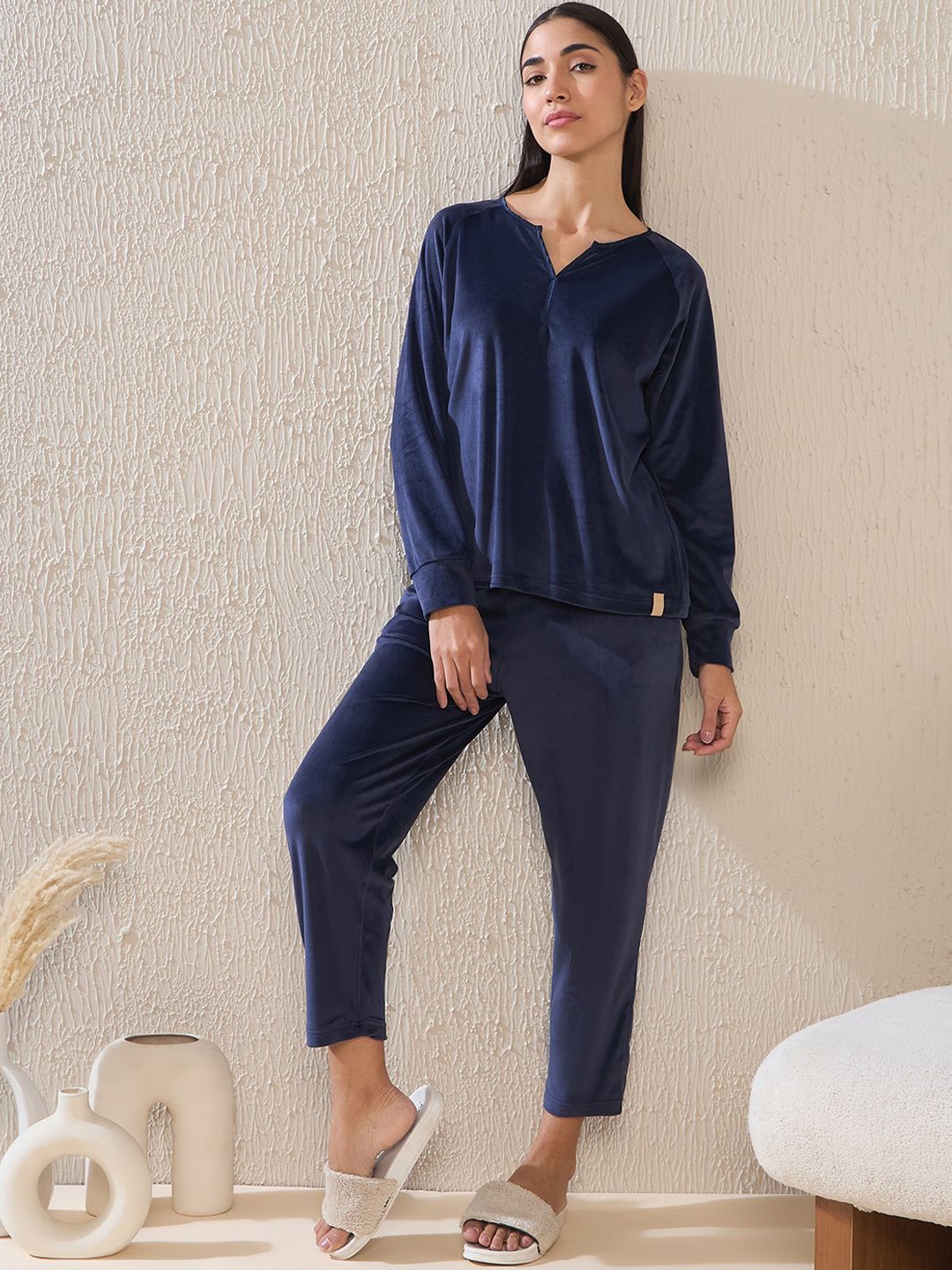 

Sweet Dreams Women Night suit, Navy blue