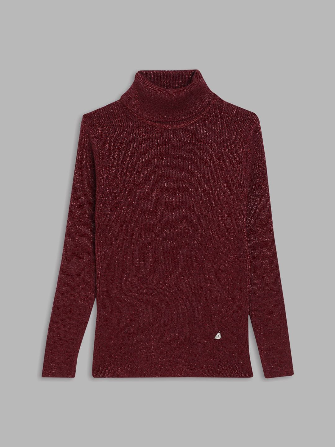 

Blue Giraffe Girls Pullover Sweater, Burgundy