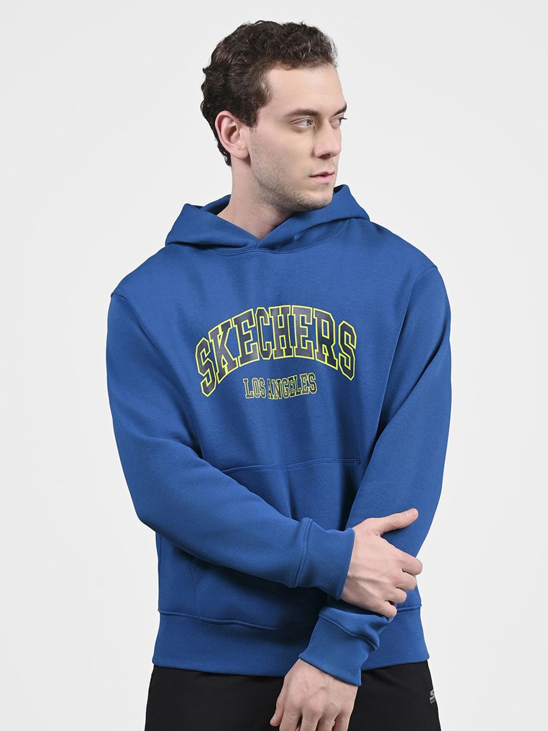 

Skechers Men Typography Printed Hood Pullover Sweatshirt, Blue