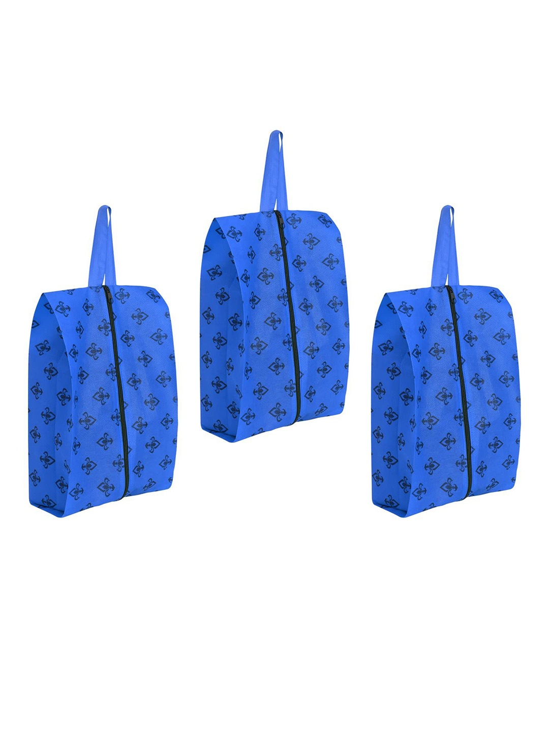 

prettykrafts Blue & Black 3 Pieces Shoes Organiser