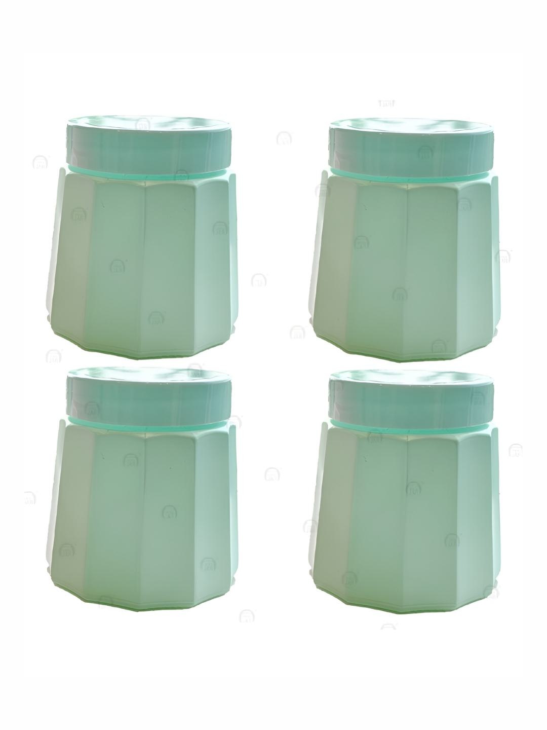 

CROCO JAR Sea Green 4 Pieces Glass Dishwasher Safe Container 300 ml