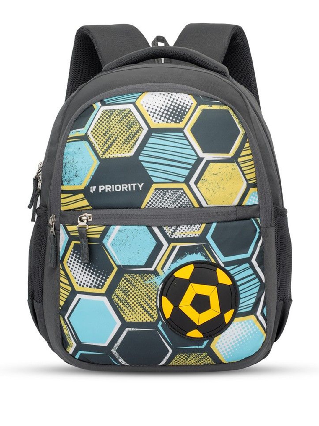 

Priority Kids Printed Backpack, Grey