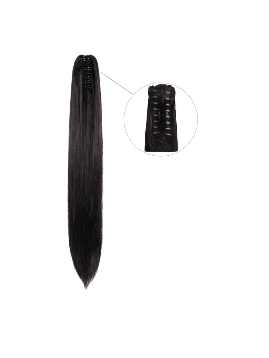 

D-Divine Ponytail Synthetic Straight Hair Extension - Black