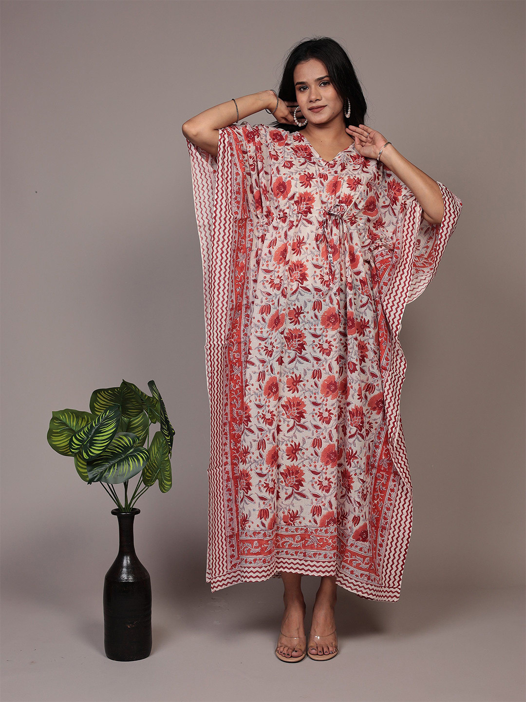 

Bohekant Printed Maxi Nightdress, White