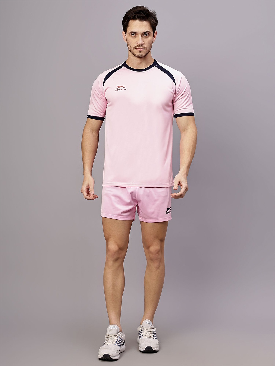 

Shiv Naresh Kabaddi Set T-Shirt & Shorts, Pink