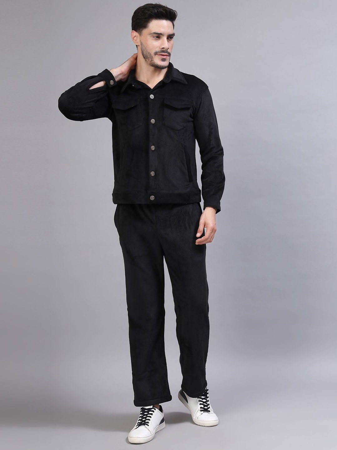 

NEUDIS Jacket & Trousers Co-Ords, Black