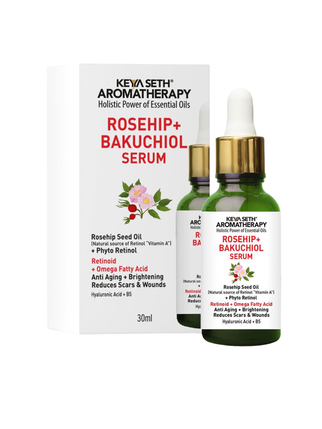 

KEYA SETH Rosehip + Bakuchiol Serum - 30 ml, Transparent