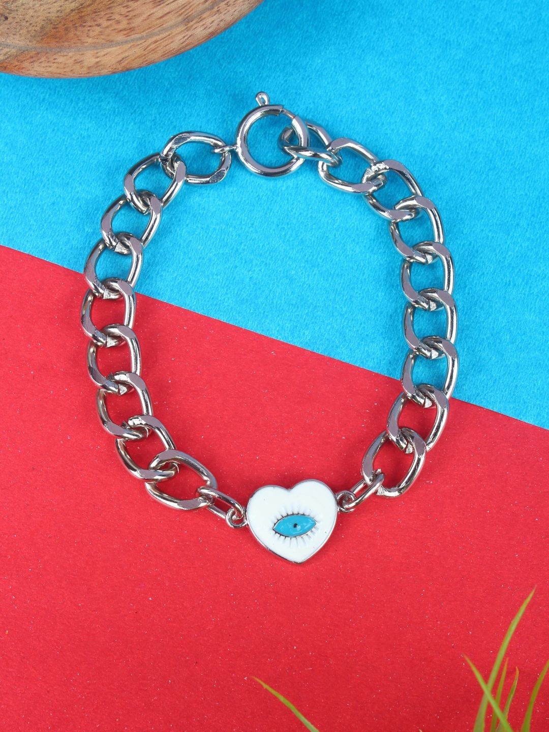 

KPOP Silver-Plated Link Bracelet