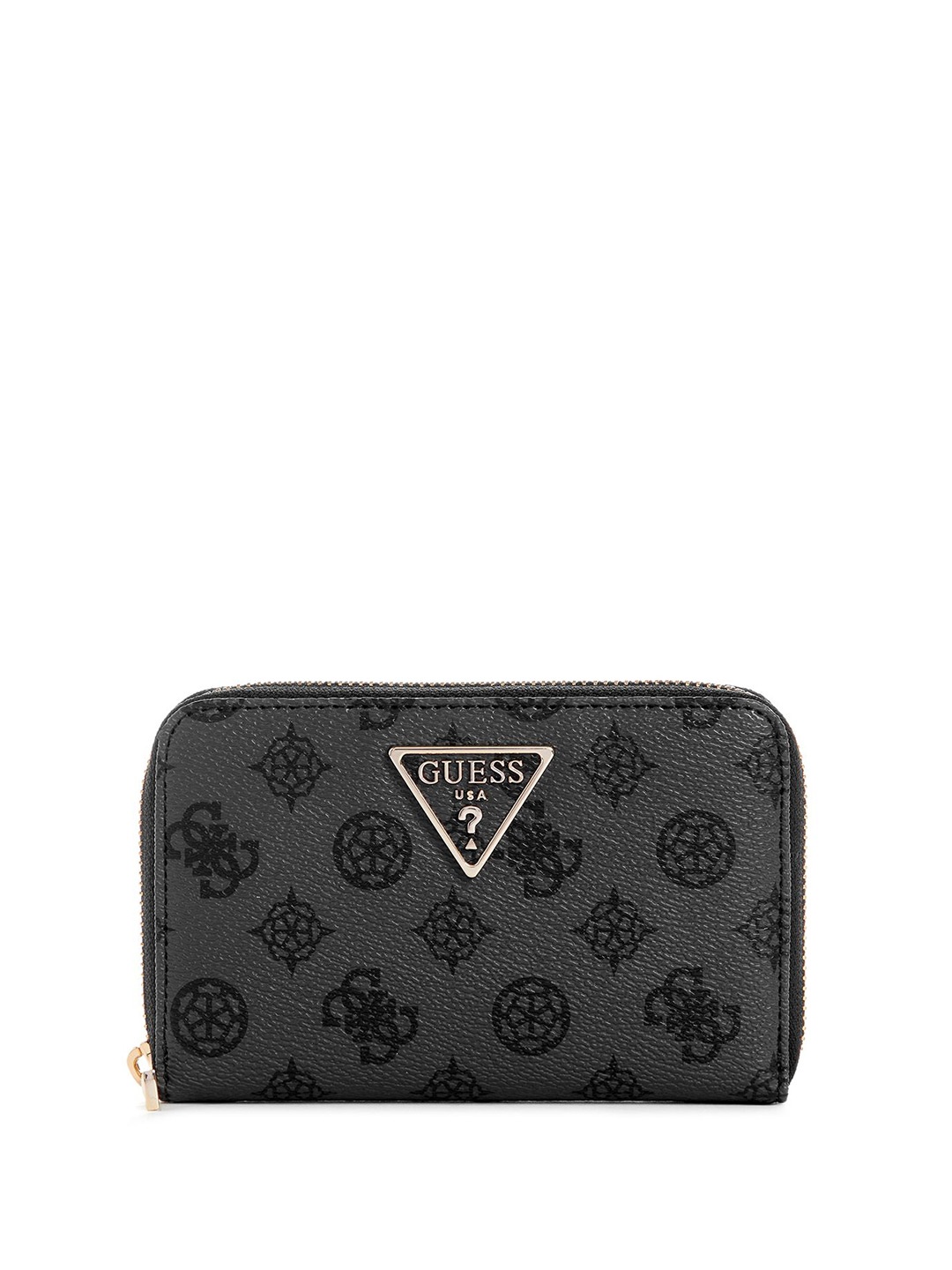 

GUESS Women Logo Printed Zip Around Wallet, Grey