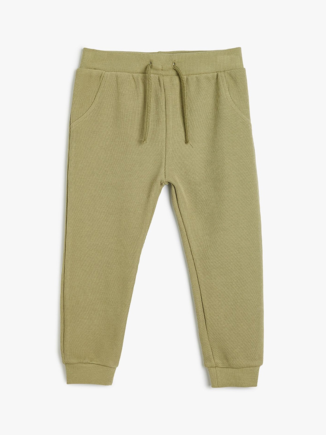 

Koton Infant Boys Mid-Rise Cotton Joggers, Green