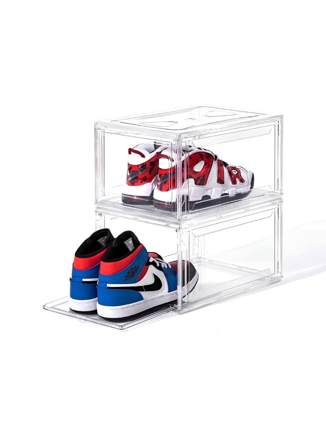 

TIED RIBBONS Transparent Set of 2 Super Strong Shoes Organiser Organisers