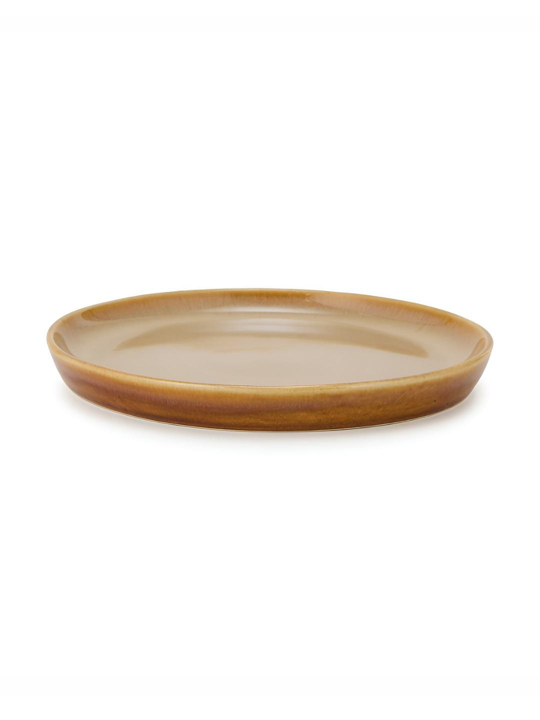 

Fabindia Farsi Yellow Dishwasher and Microwave Safe Ceramic Quarter Plate