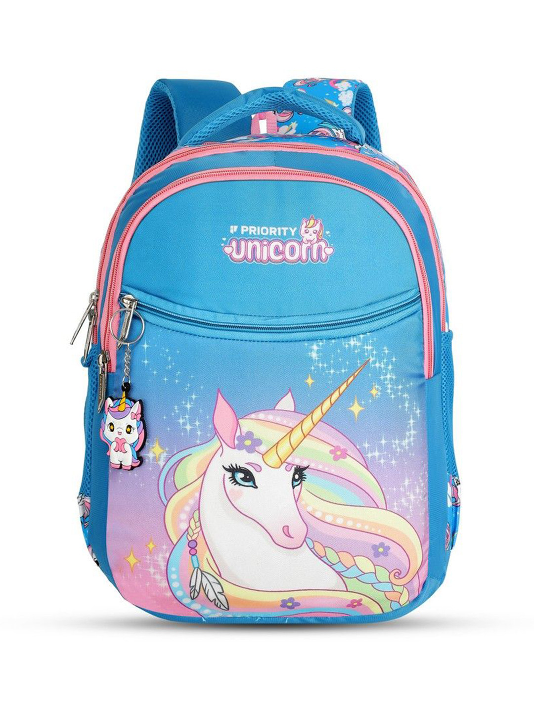

Priority Kids Graphic Printed Padded Backpack, Teal