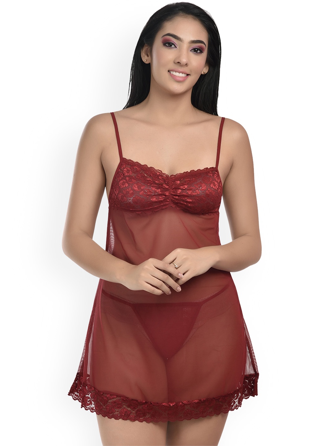 

new blue eyes Baby Doll, Maroon