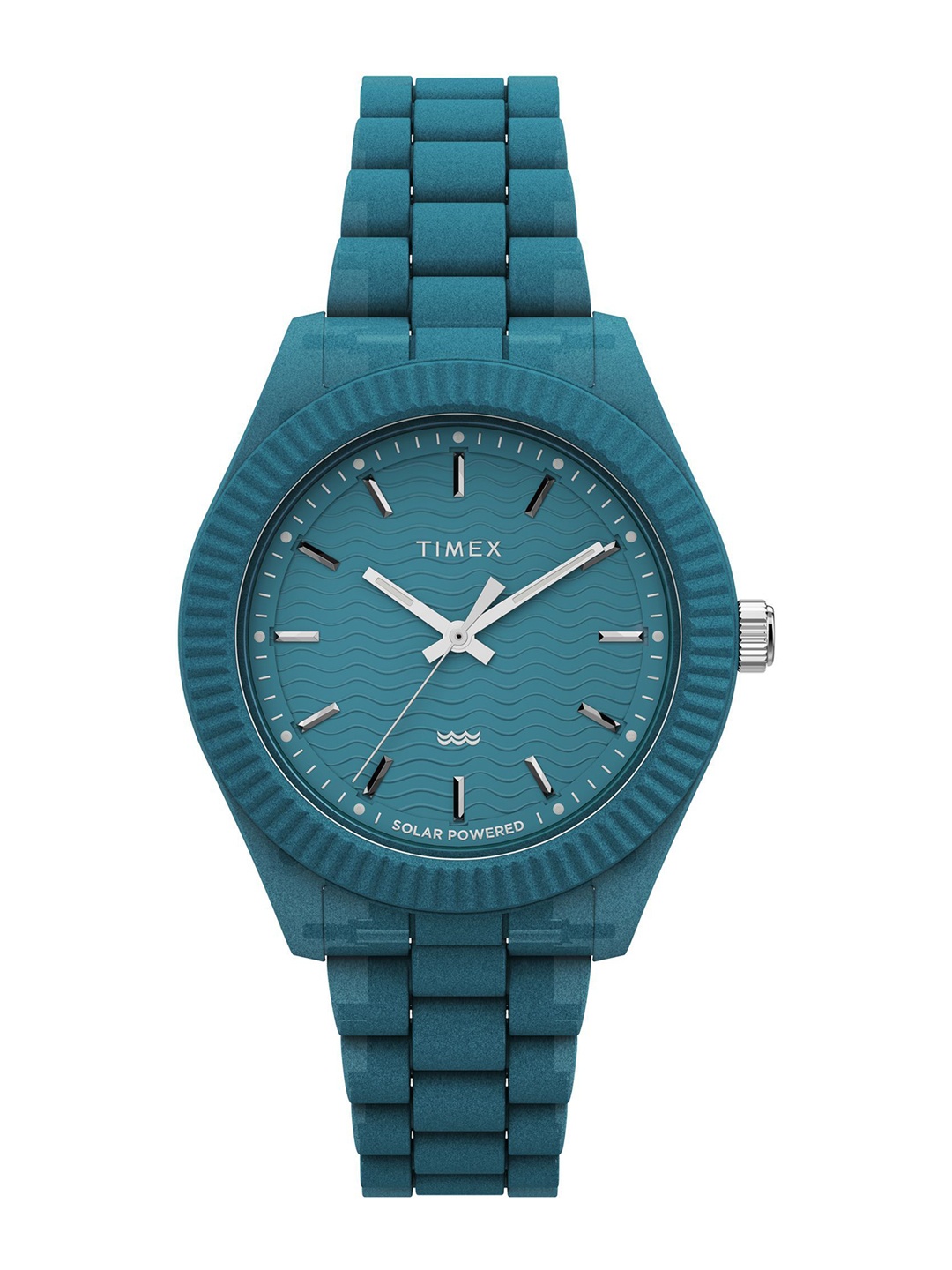 

Timex Trend Women Dial & Ceramic Straps Analogue Watch TW2W56400X6, Blue