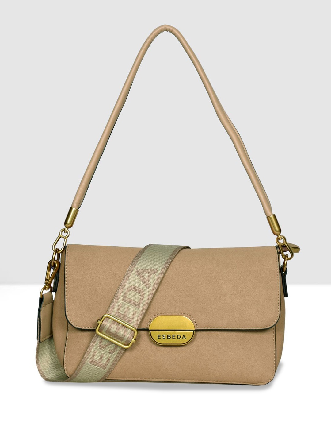 

ESBEDA PU Swagger Sling Bag, Beige