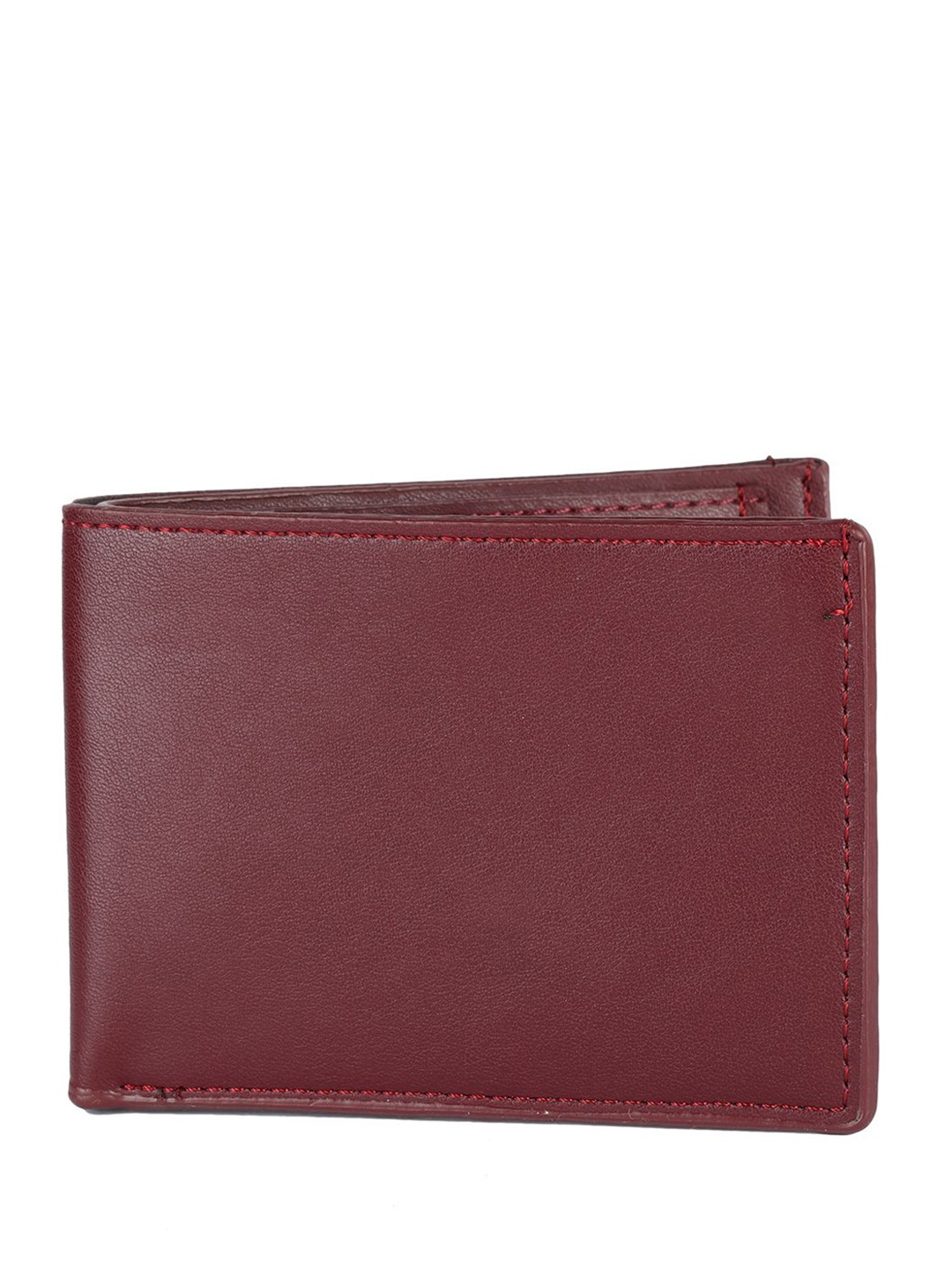 

SAZARA Women Leather Two Fold Wallet, Maroon