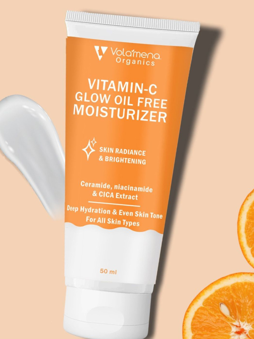 

Volamena Organics Vitamin-C Oil Free Moisturizer-50 ml, White