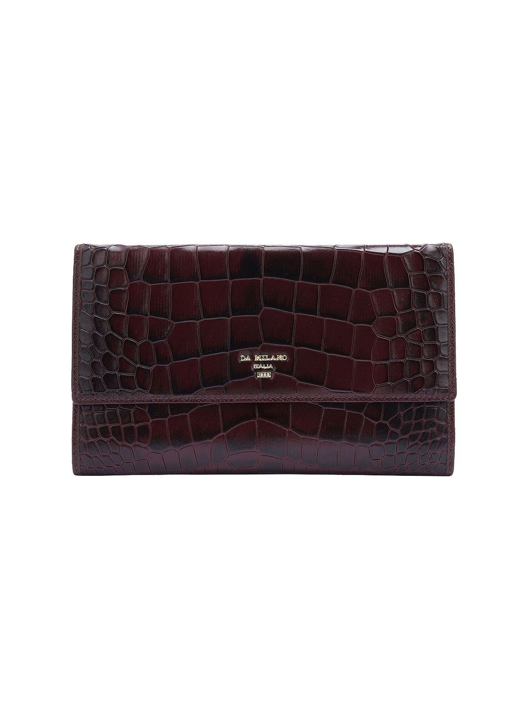 

Da Milano Textured Passport Cover Travel Accessory, Burgundy
