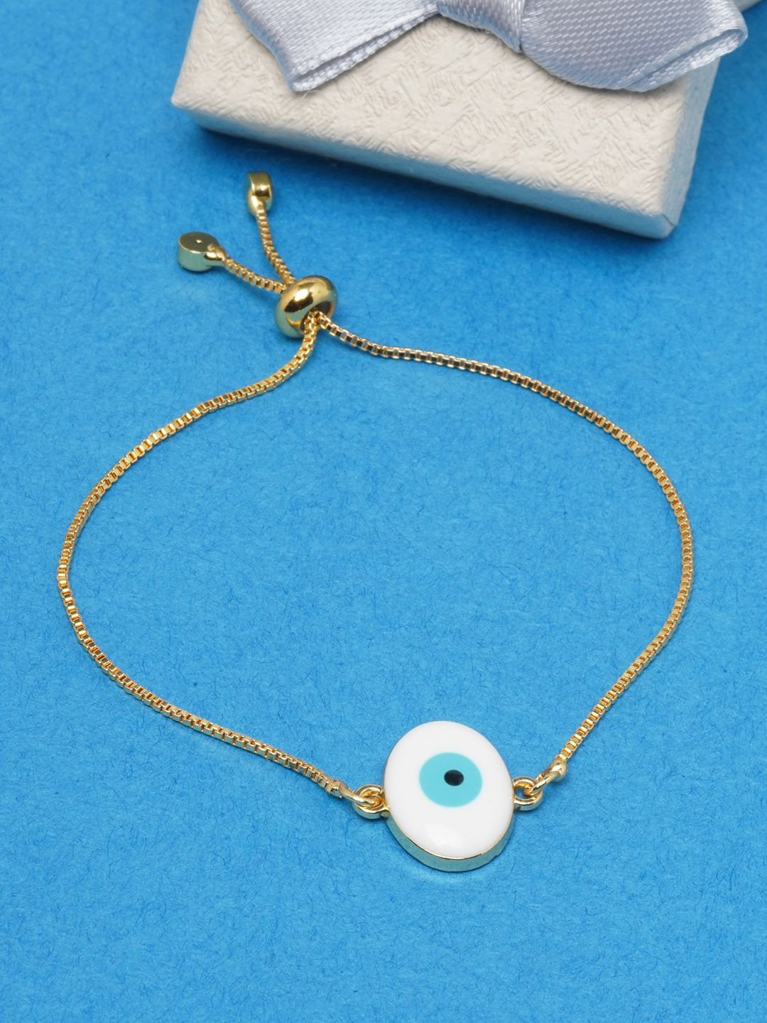 

KPOP Gold-Plated Stone Studded Wraparound Bracelet