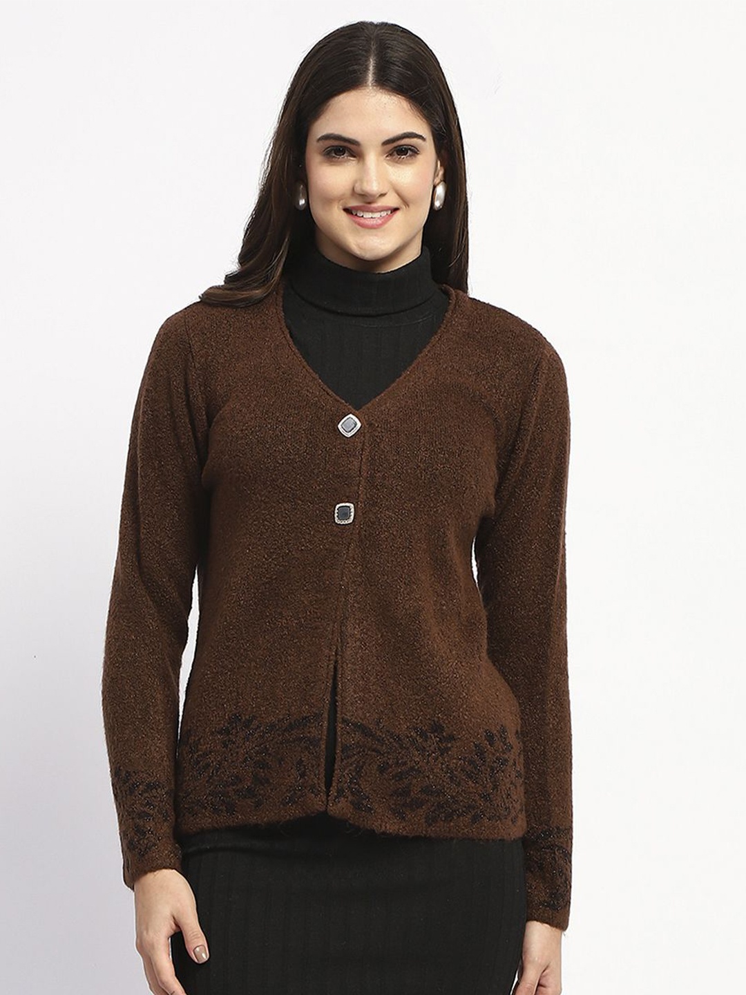 

Madame Women Cardigan, Brown