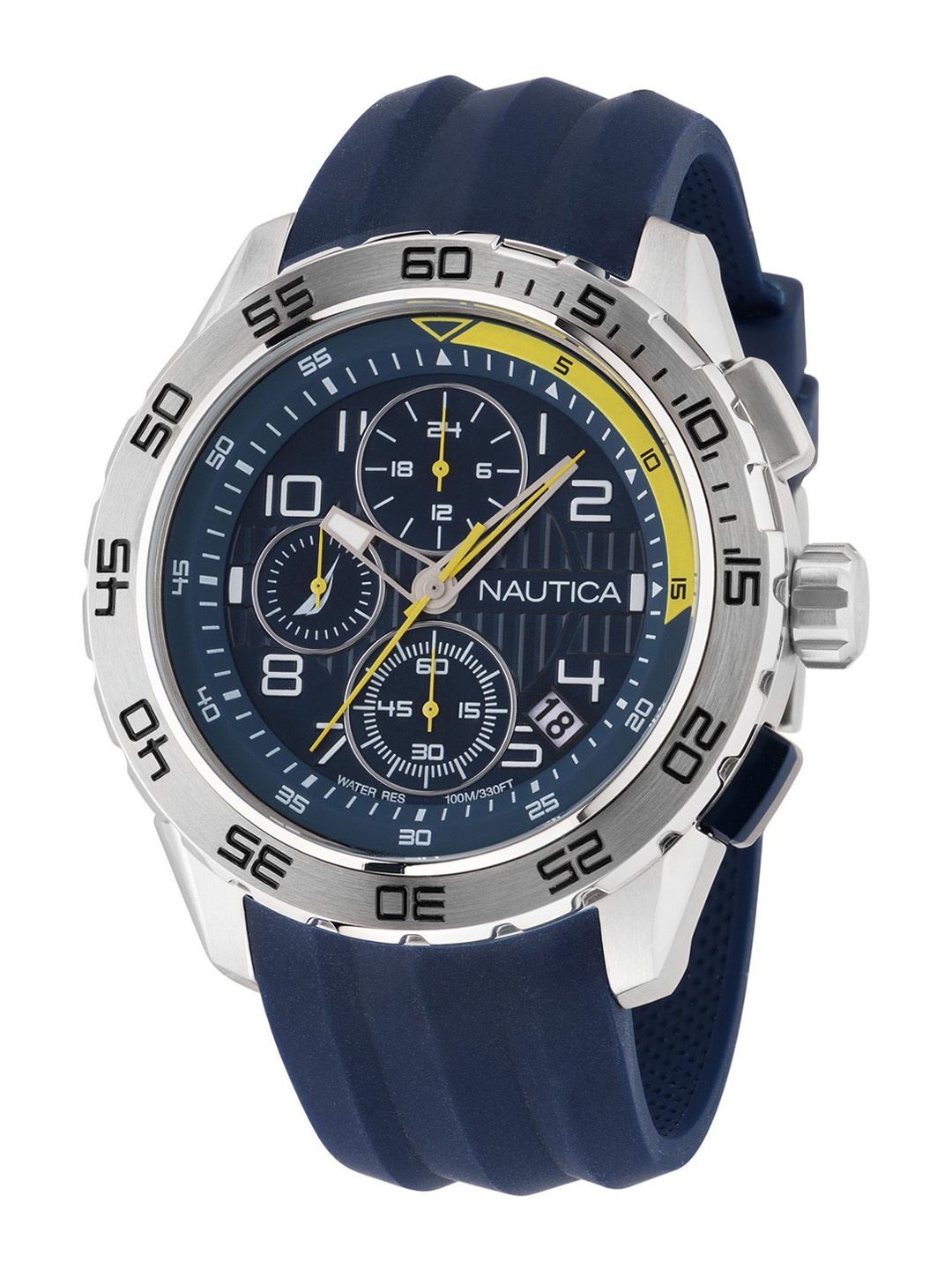 

Nautica Men Printed Dial & Straps Analogue Watch NAPNSS301, Navy blue