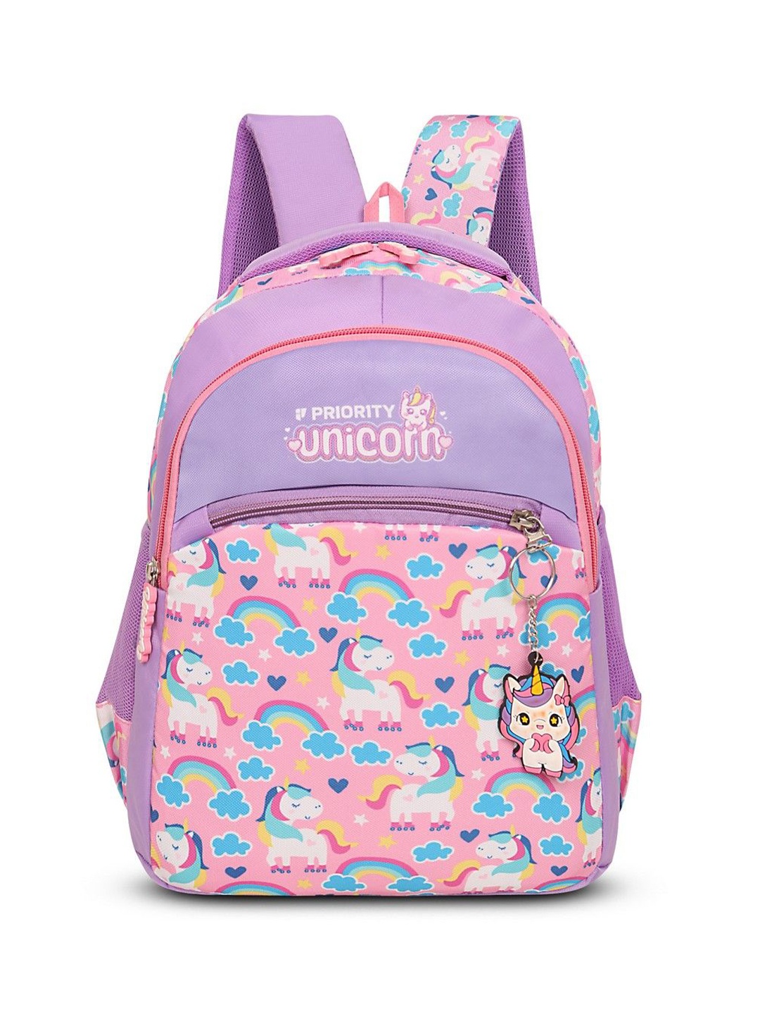 

Priority Kids Graphic Printed Backpack, Lavender