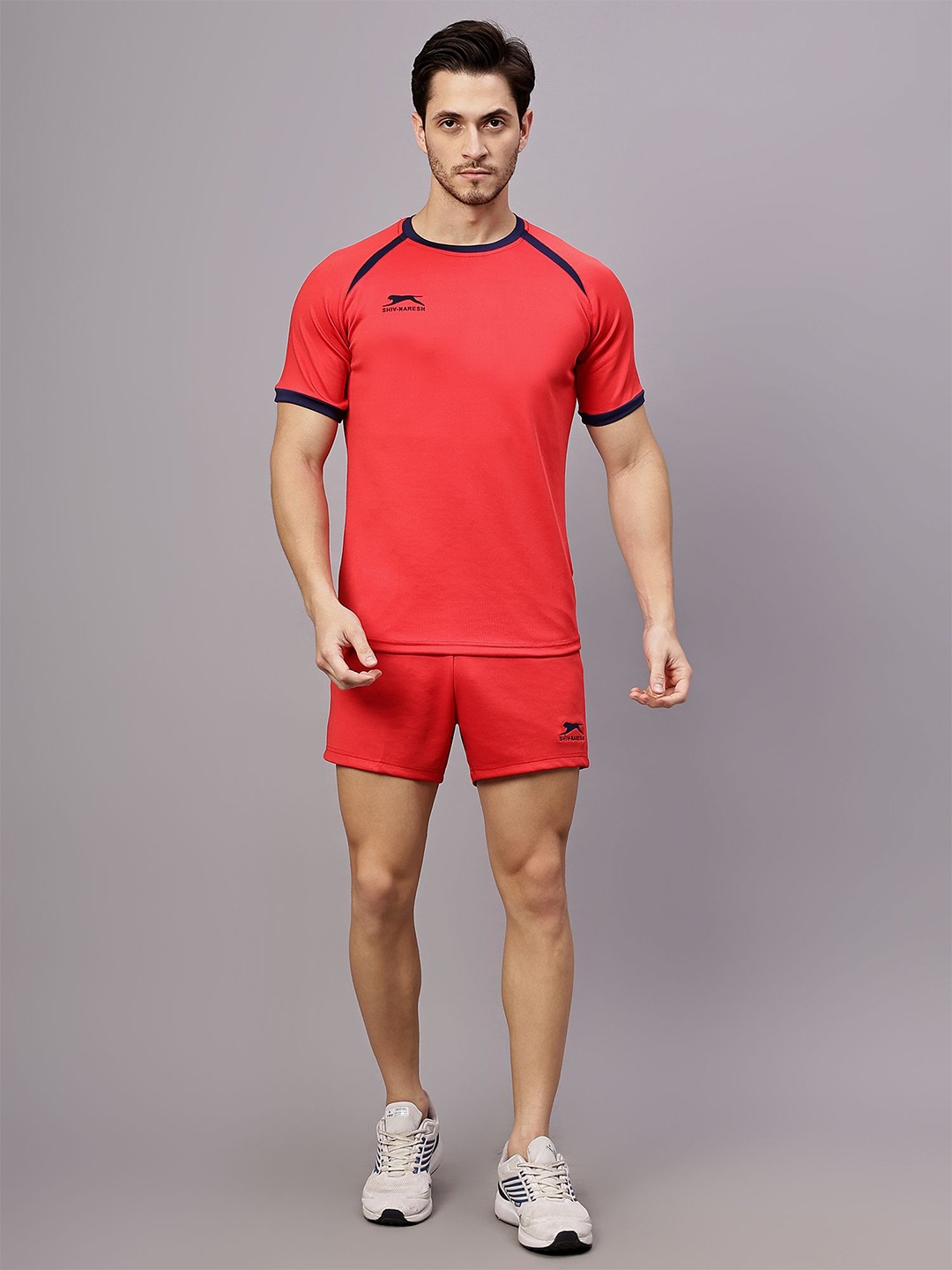 

Shiv Naresh Kabaddi Set T-Shirt & Shorts, Red