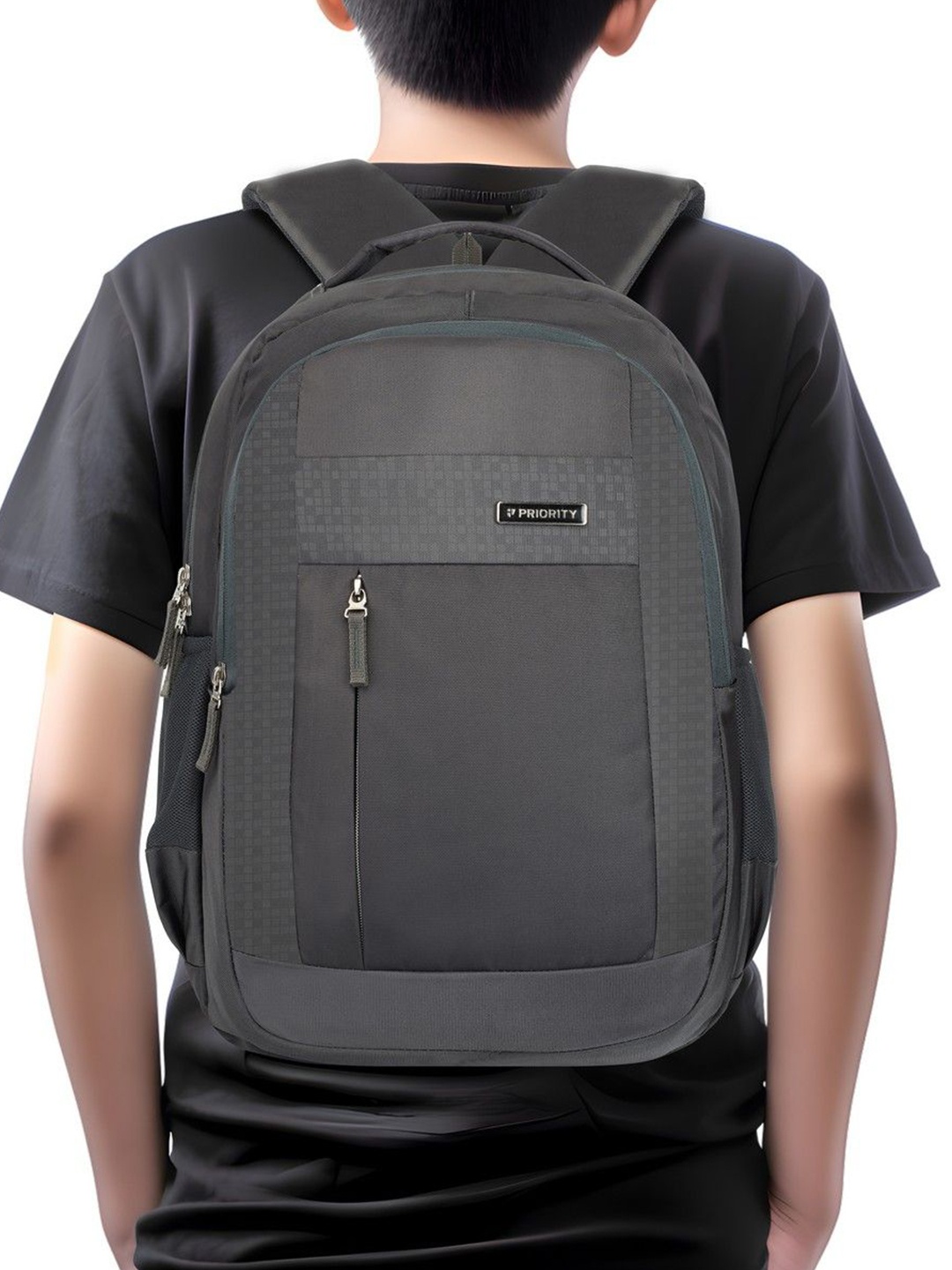 

Priority Unisex Large Backpack, Grey