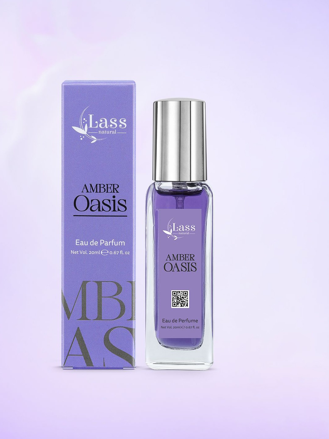 

Lass Naturals Women Amber Oasis Limited Edition Eau de Parfum - 20ml, Purple