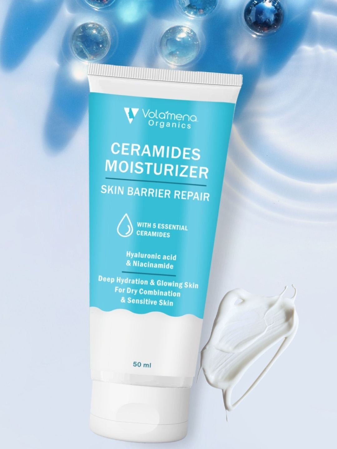 

Volamena Organics Ceramide Moisturizer-50 ml, White