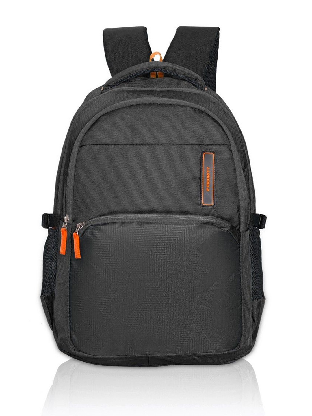 

Priority Unisex Brand Logo Backpack, Black